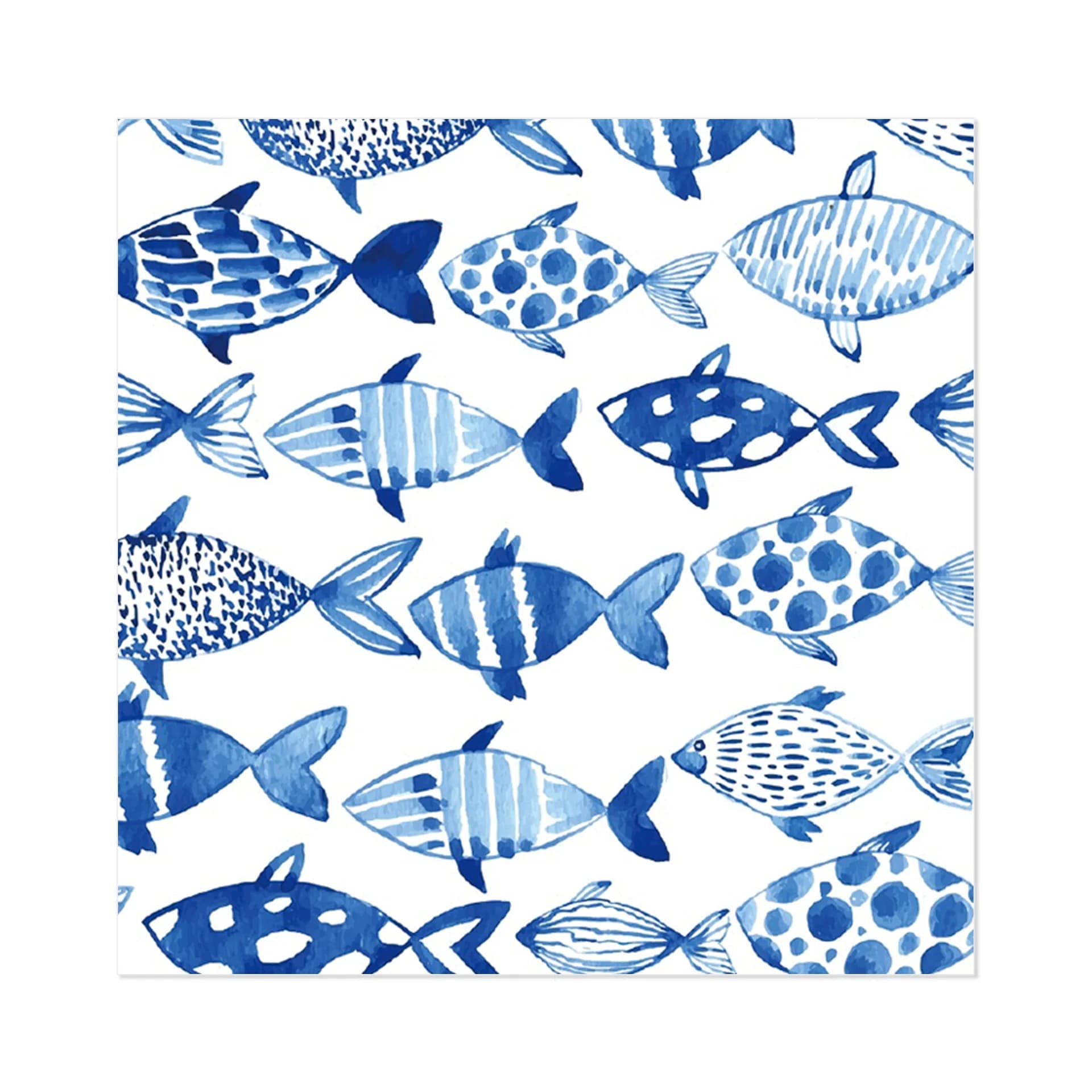 Décorations d'anniversaire sur le thème du poisson bleu, Super garçons, vaisselle jetable pour fête,