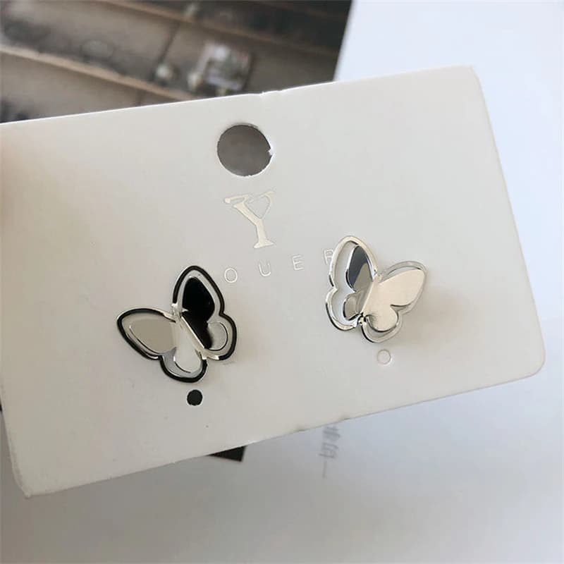 Boucles d'oreilles à nœud doux pour adolescentes, tendance, nouvelle mode coréenne, petites boucles 