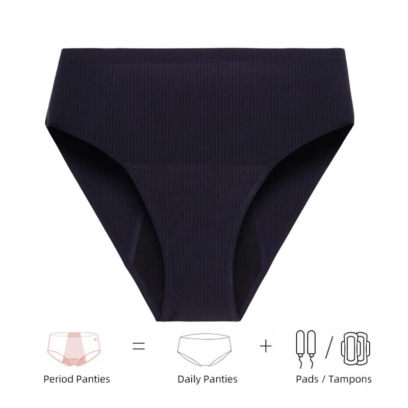 Culottes menstruelles absorbantes anti-fuites 4 couches pour flux abondant, post-partum, incontinenc
