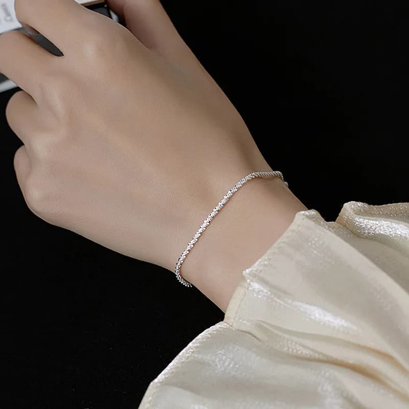 Bracelet de perles en Zircon pour femmes, rétro français, Simple, fait à la main, nouveau, élégant,