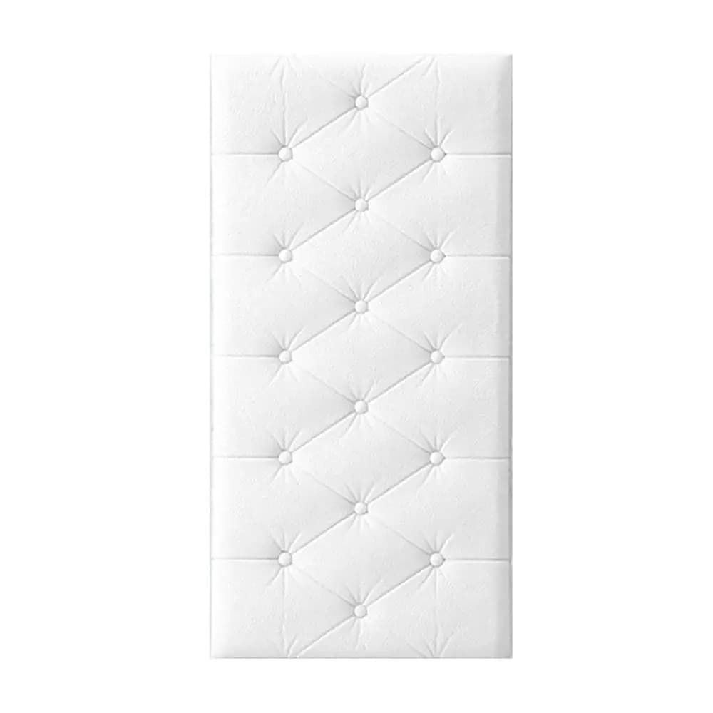 Panneaux muraux autocollants en mousse à effet coussin pour la décoration de salle de bain, de maiso