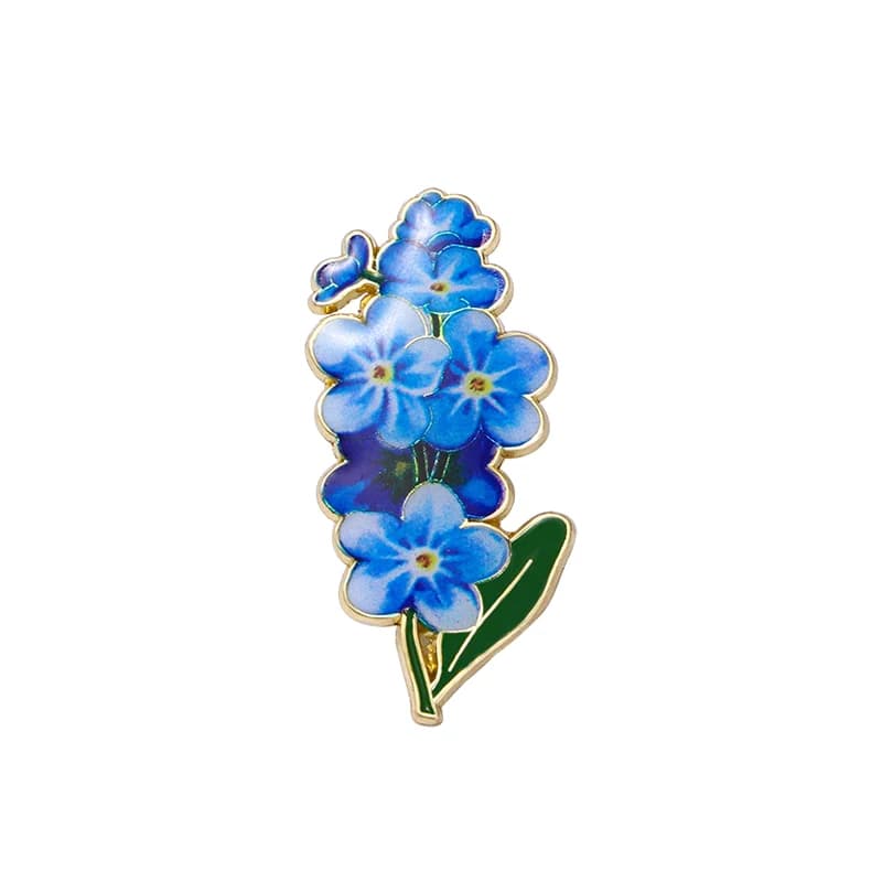 Broches en alliage en forme de fleur de muguet, plantes printanières, cadeaux pour les amateurs de f