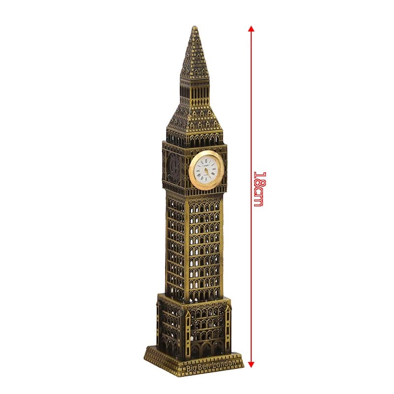 Souvenir de haute qualité de la célèbre statue du Big Ben à Londres, idéal pour la décoration de la