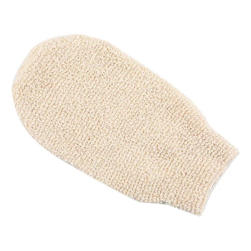 Gants de bain en chanvre – Mitaines de douche naturelles pour gommage corporel, gants exfoliants dou