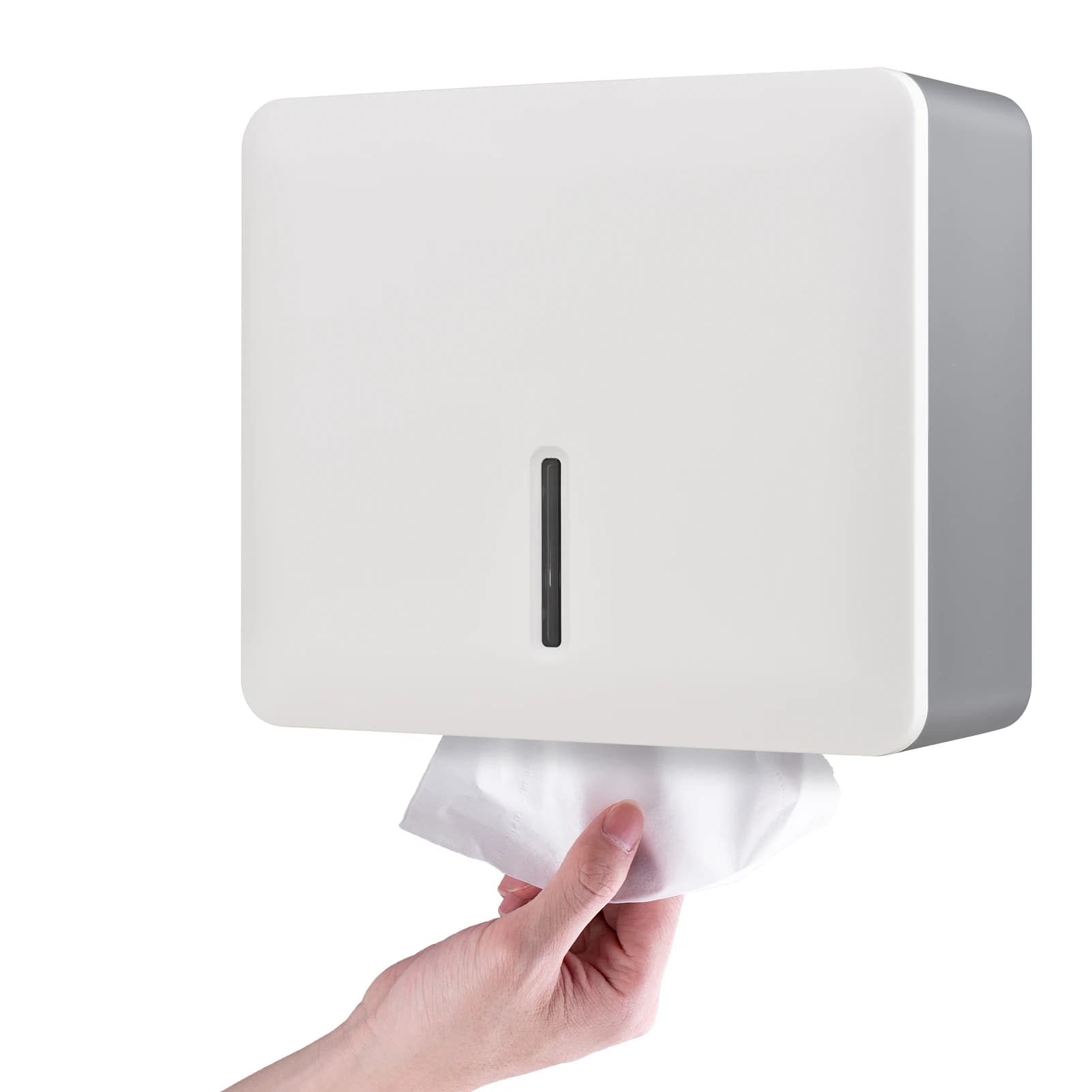 Distributeur mural d'essuie-mains sans poinçon, porte-papier hygiénique pour la cuisine