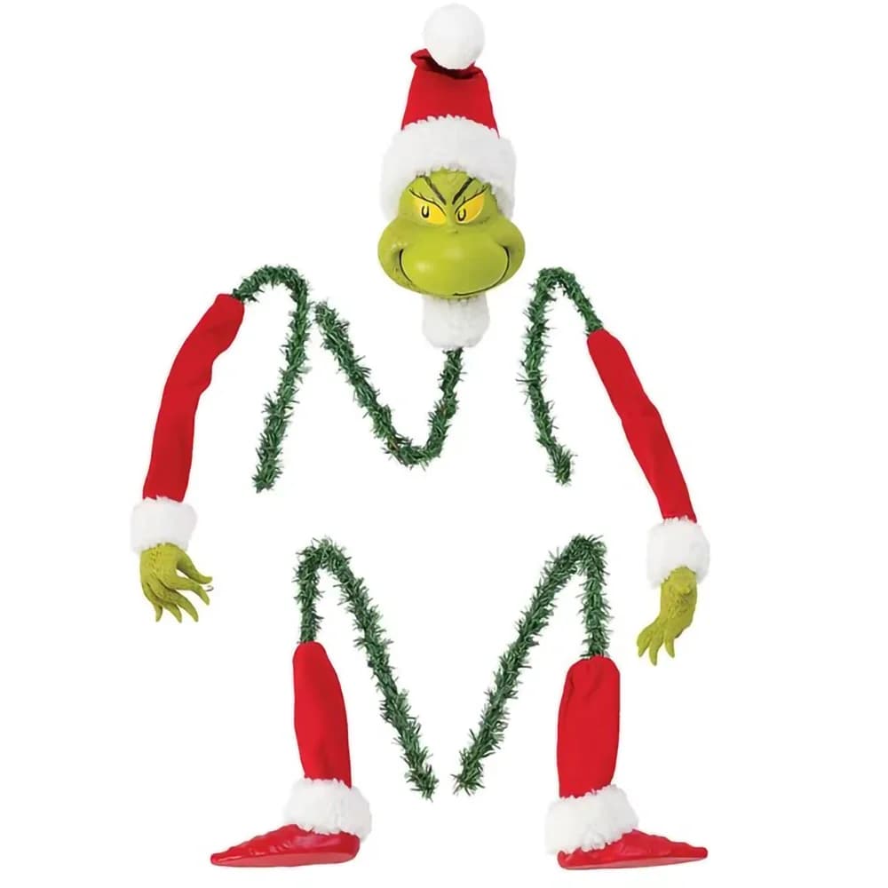 Support d'ornements de tête de jambe de bras, 5 pièces, bras et jambes Grinch, décoration d'arbre, c