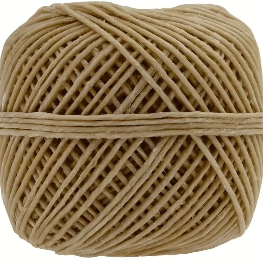 Mèche de chanvre de 200 po, mèche de chanvre recouverte de bonne cire d'abeille naturelle, utilisée 