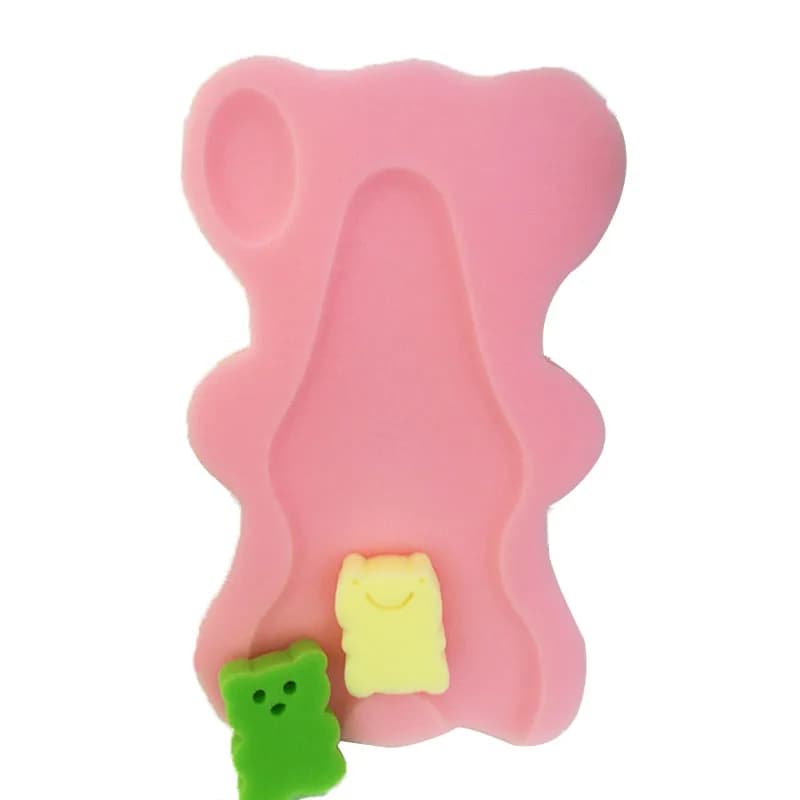 Éponge Polymères de Bain pour Bébé, Non-ALD, Antidérapante, Coussin de Bain pour Nourrisson, Siège p