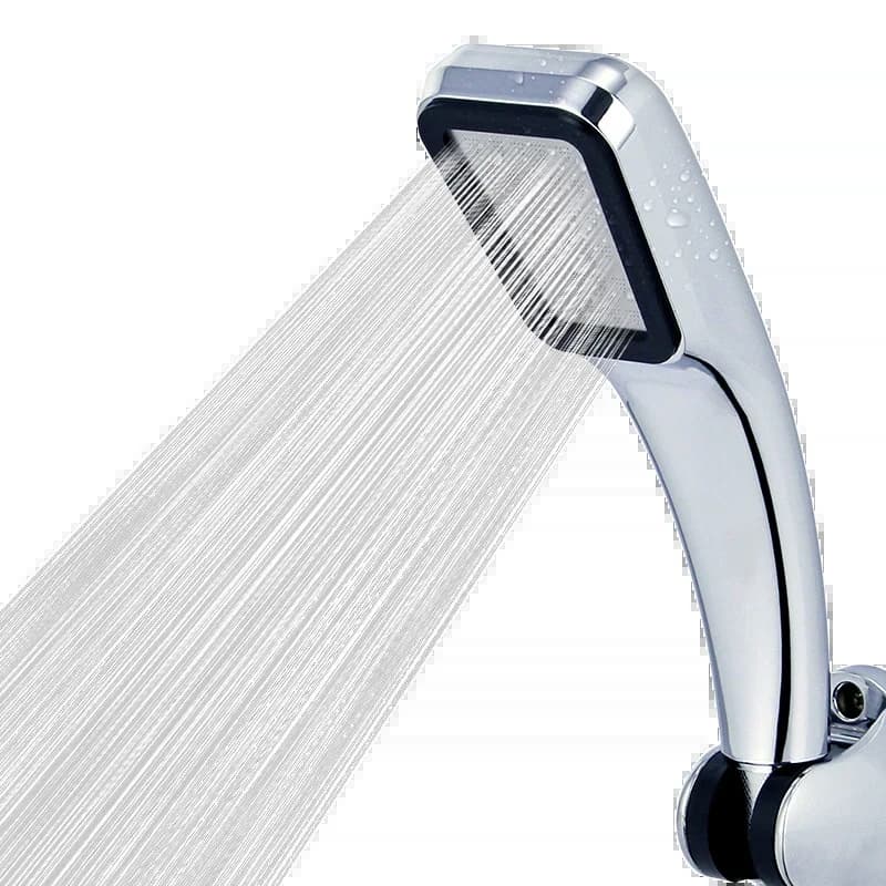 Pommeau de douche de salle de bain, carré à 300 trous, buse de douche pressurisée à main, pomme de d