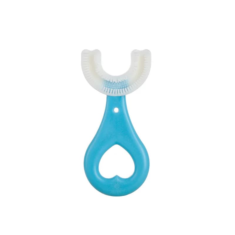 Brosse à dents en Silicone pour bébé, 360 degrés, en forme de U, anneaux de dentition, brosse pour b