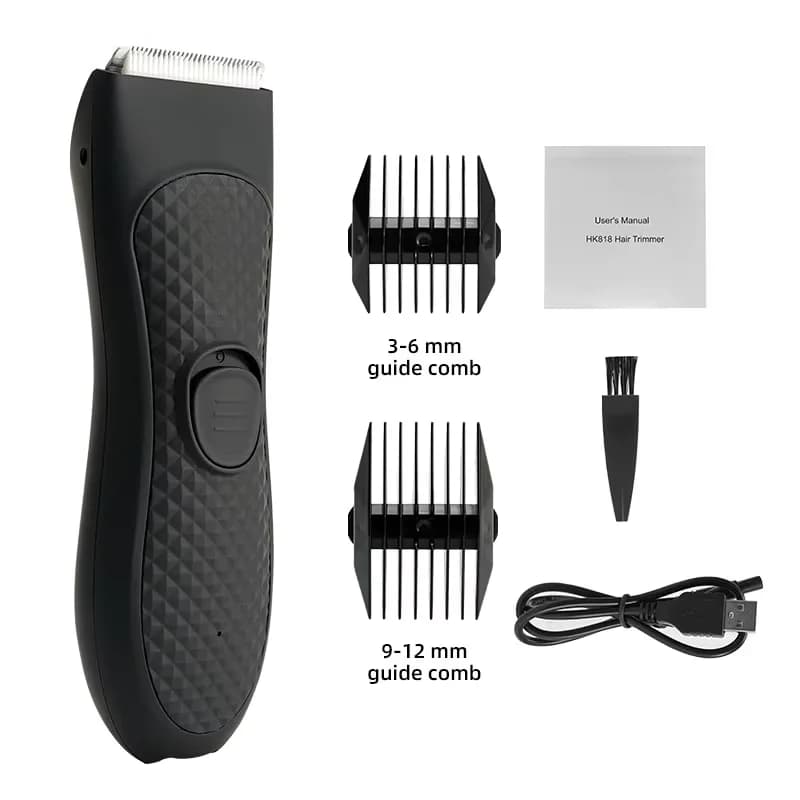 Tondeuse électrique pour hommes, épilation des poils pubiens, zones intimes, toilettage du corps, ép