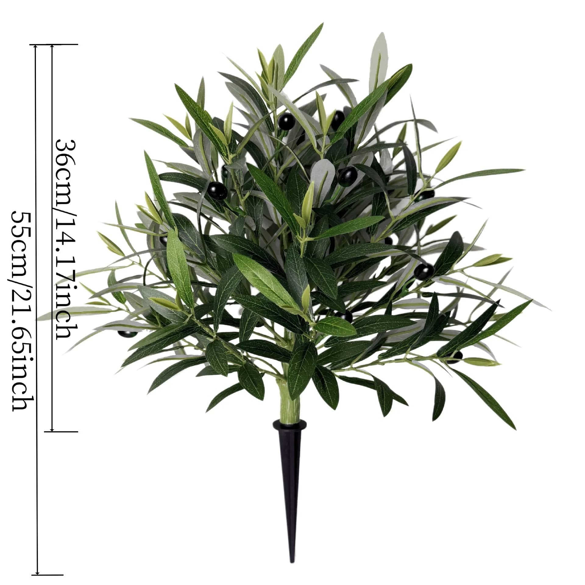 Plante d'olivier de printemps, décoration de jardin et de maison, plantes vertes artificielles