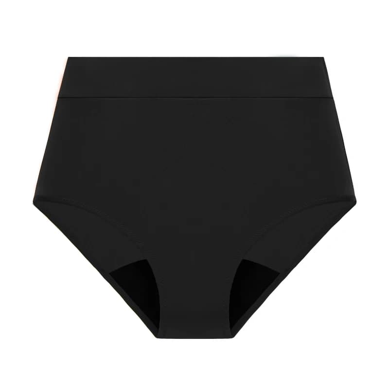 Maillot de bain menstruel taille haute, haute absorption, anti-fuites, élastique et confortable pour