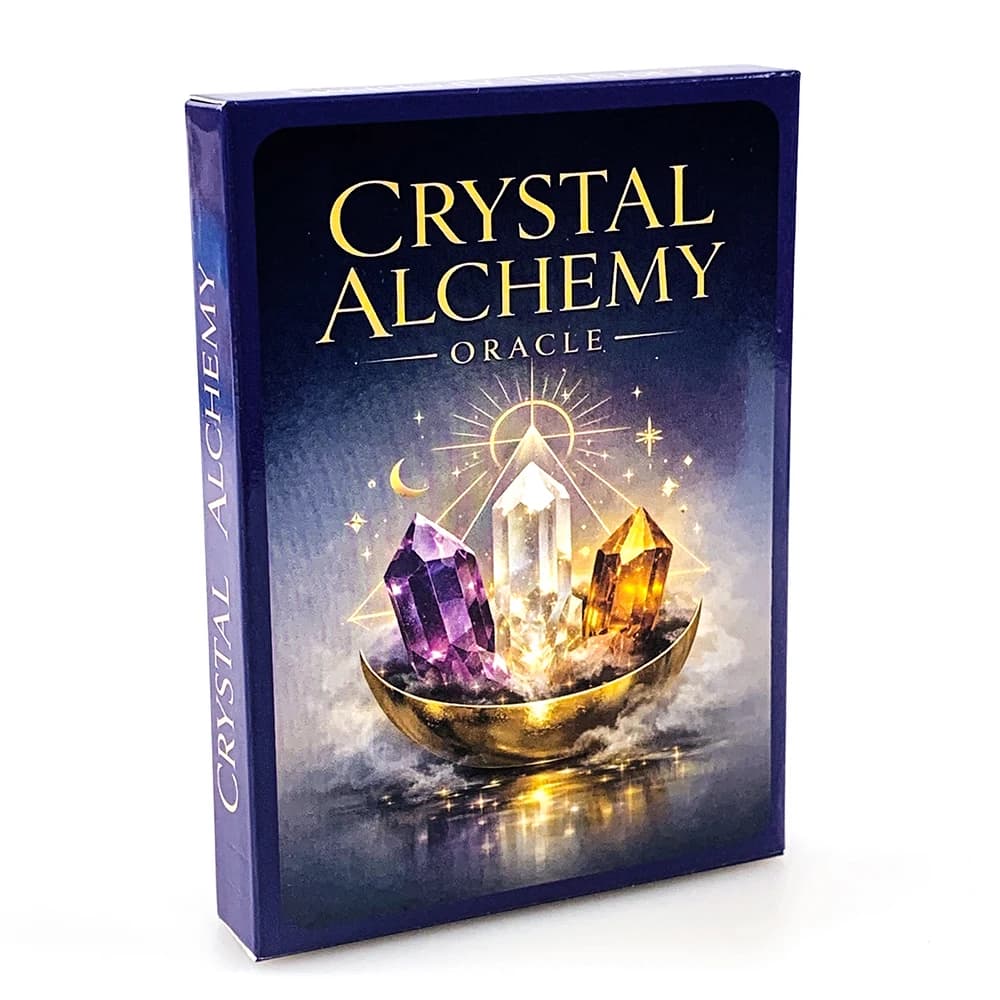 Cartes Oracle d'alchimie des cristaux, 36 cartes, jeu de divination, guérison par les cristaux, jeu 