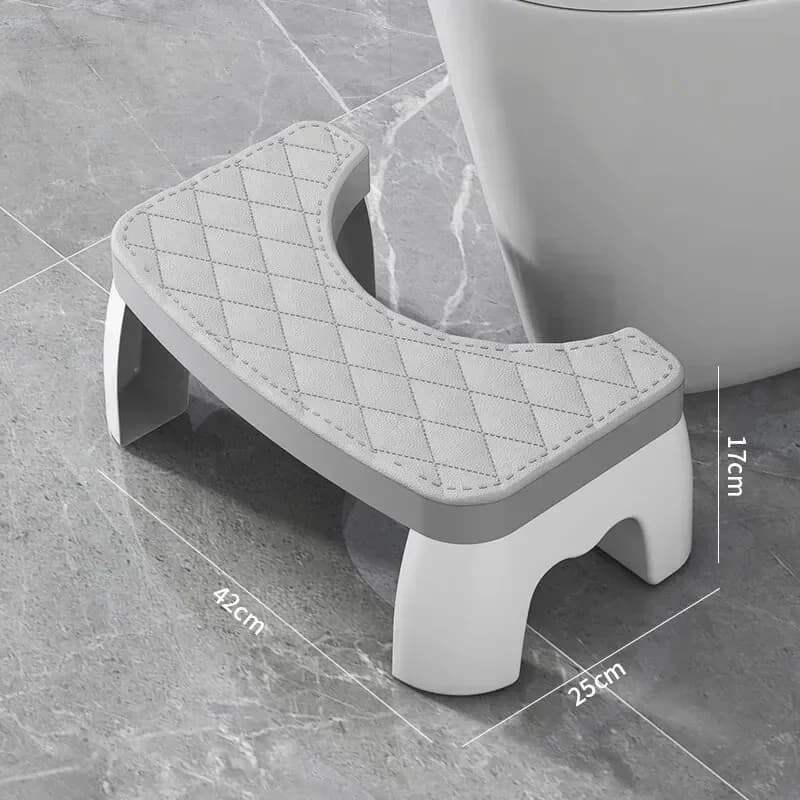 Repose-pieds de toilette ergonomique confortable, marchepied antidérapant pour la salle de bain, sou
