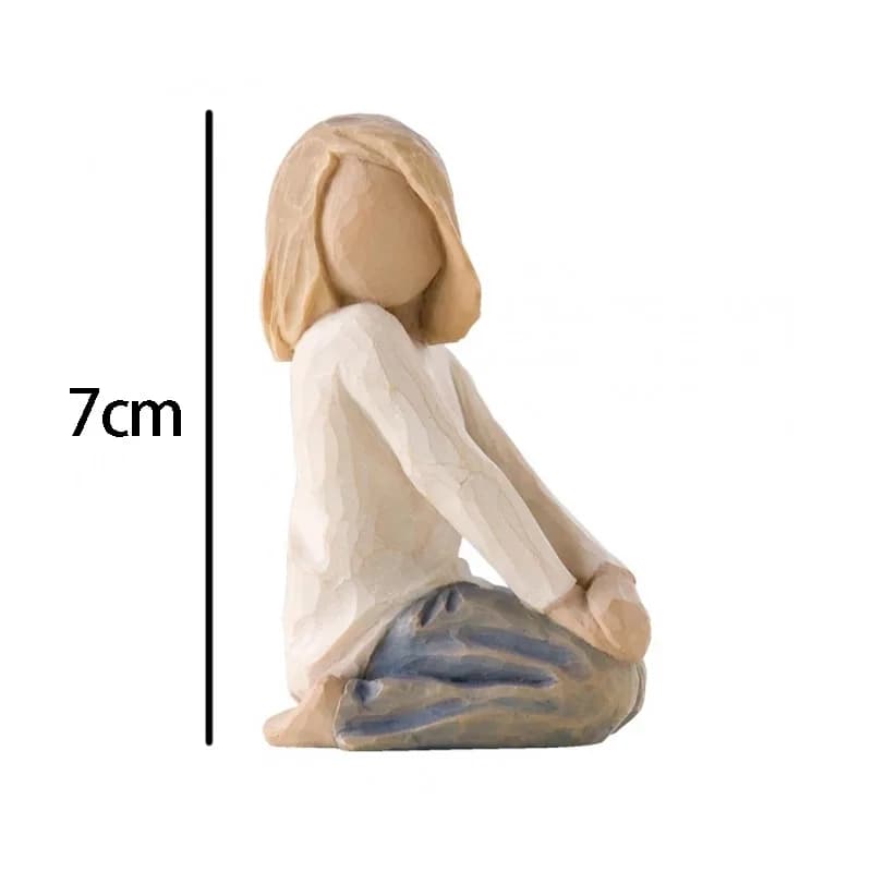 Statues de personnages américains, ornements de famille, cadeaux de mariage créatifs haut de gamme,