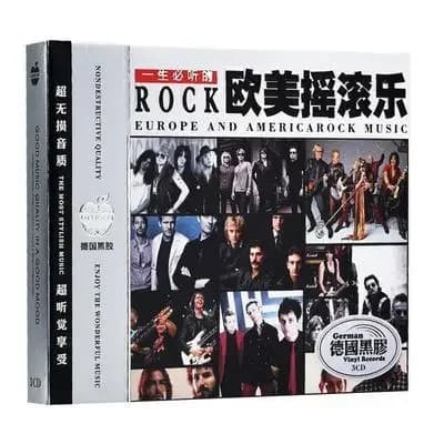 CD de musique rock classique européen et américain, sélection de chansons rock, son sans perte, CD d