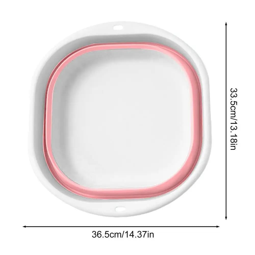 Bassin pliable pour bain de pieds, lavabo portable pour voyage, bacs à pédicure pliables, bassin pli