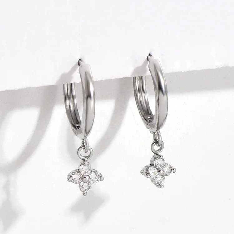 Boucles d'oreilles en forme de feuille en argent Sterling 925 pour femmes, bijoux tendance, préventi