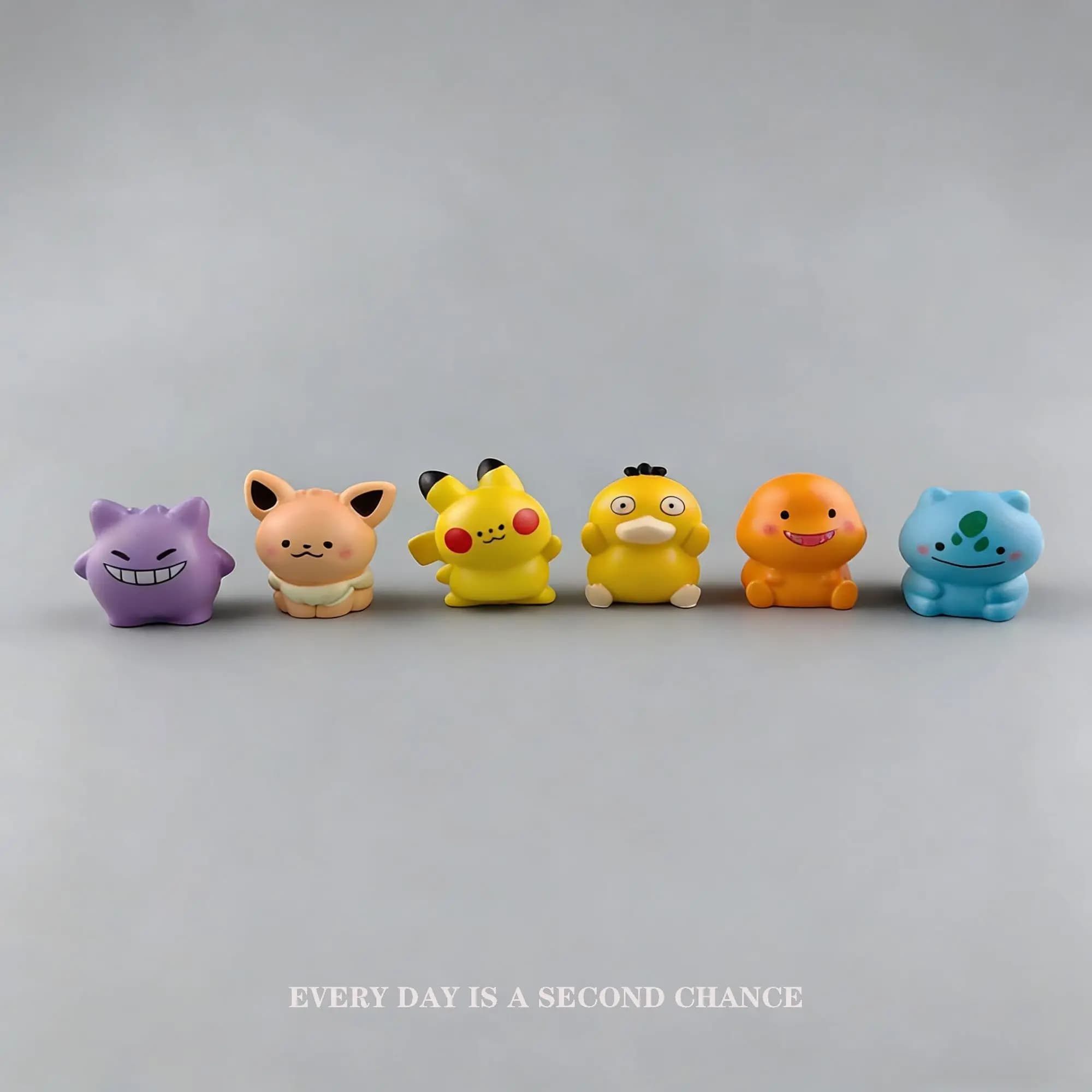 Figurine de dessin animé Pokémon Chibi pour la décoration du tableau de bord de la voiture ou du bur