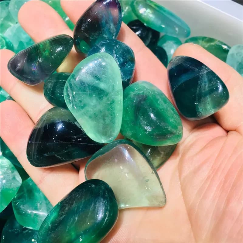 1000g de pierres précieuses naturelles en vrac, minéraux, cristaux de fluorite, utilisés pour guérir