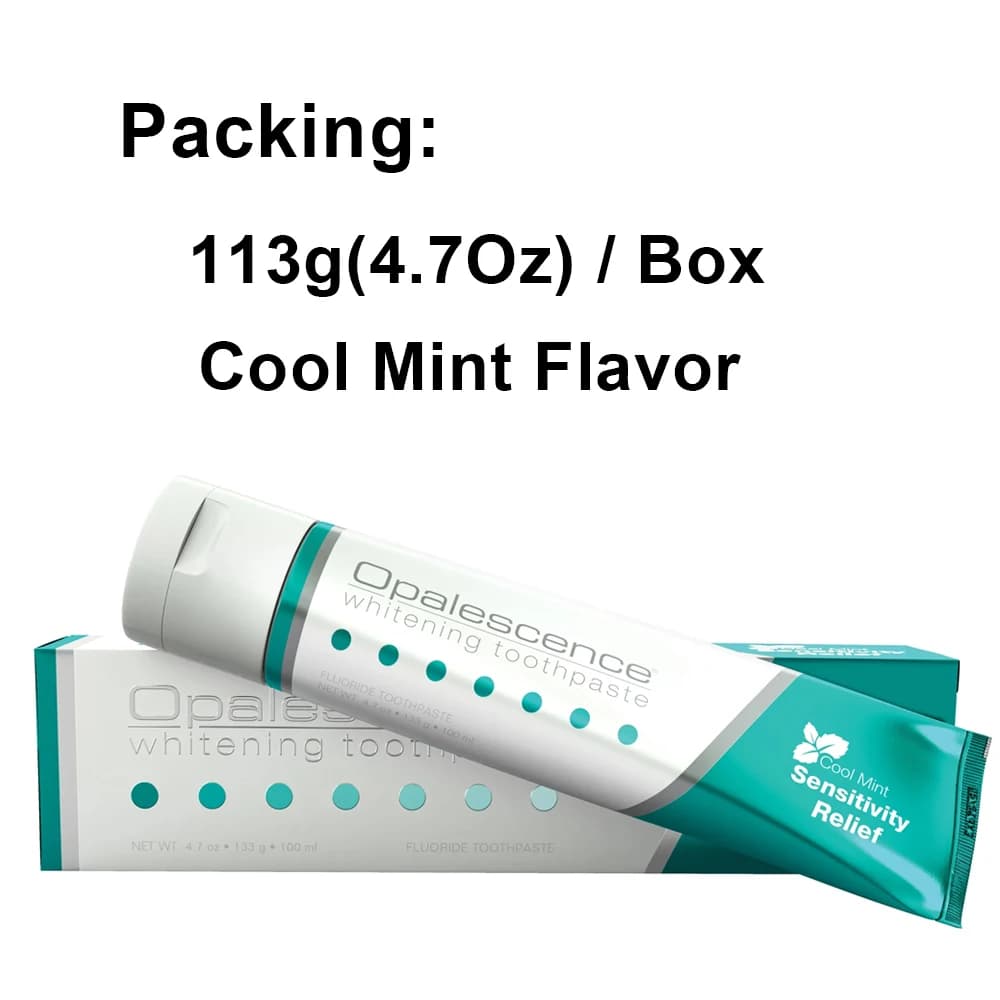 Opalwisdom-Dentifrice Blanchissant pour Dents Sensibles, Menthe Fraîche, Instituts de Sensibilité, O