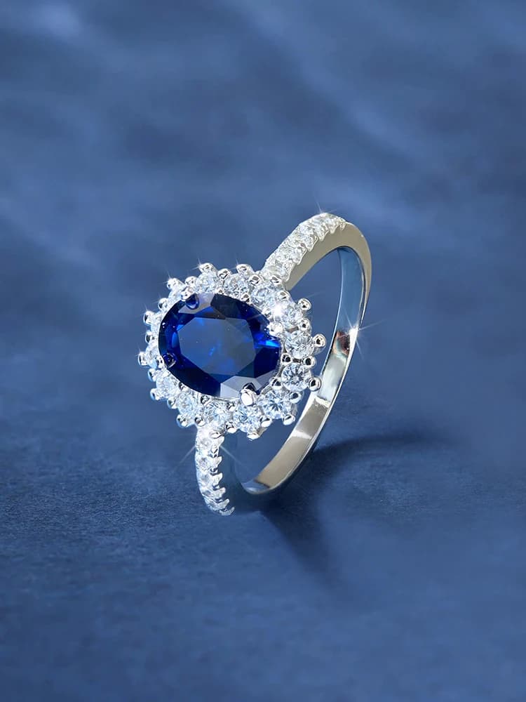 Bague classique en argent Sterling 925 pour femmes, magnifique couronne de reine en Zircon, fiançail