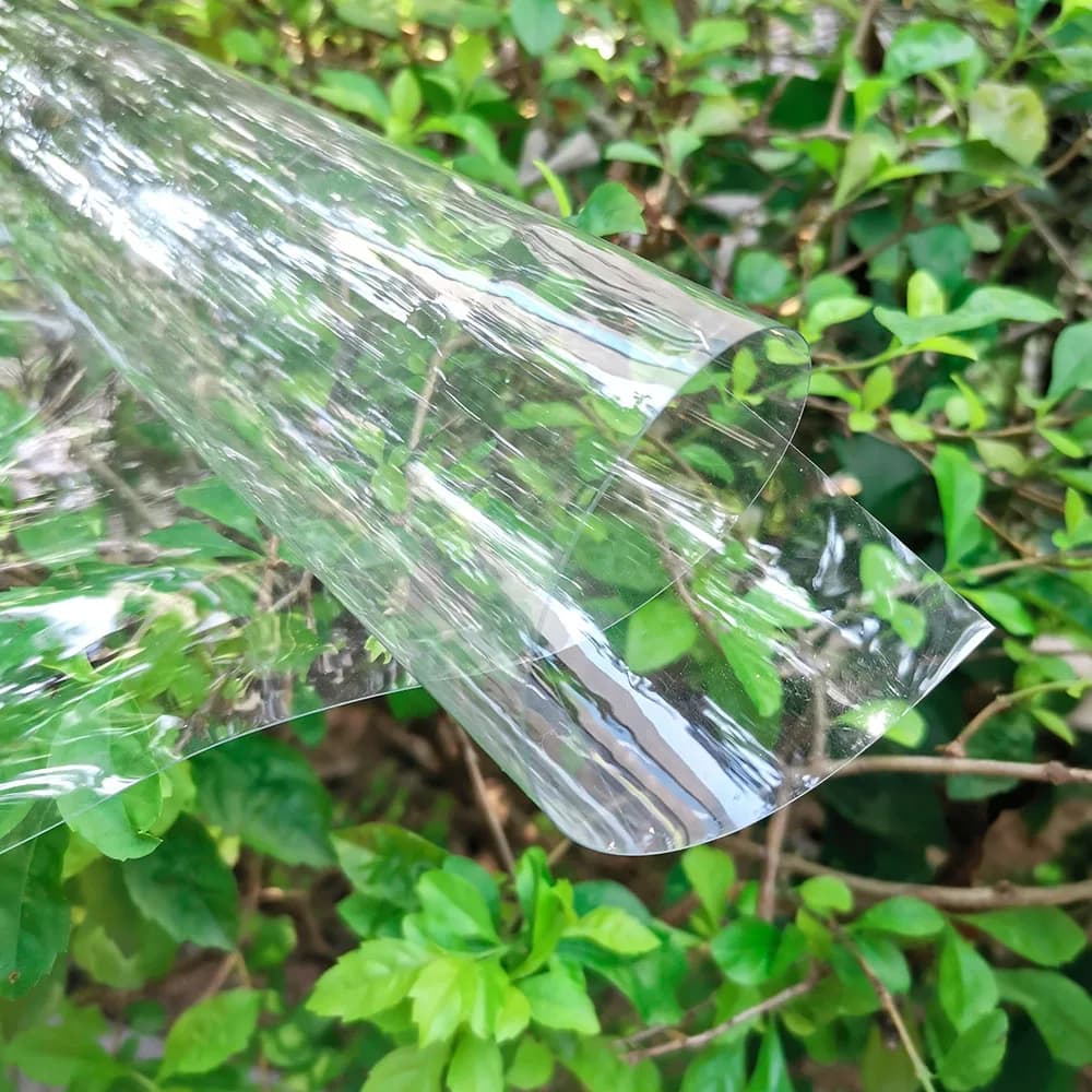 Tissu PVC Transparent A4, tissu en verre doux, imperméable, cristal, Film de bricolage, décoration a