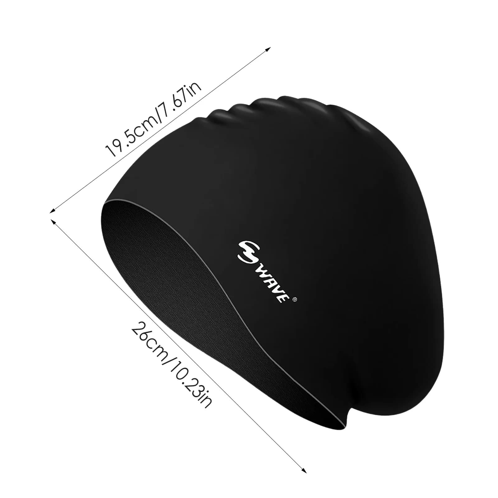 Bonnets de bain en Silicone, surdimensionnés, cheveux longs, imperméables, avec protection des oreil