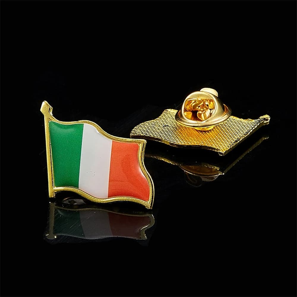 Irlande Eire pays drapeau revers chapeau casquette cravate broche Badge république irlandaise broche