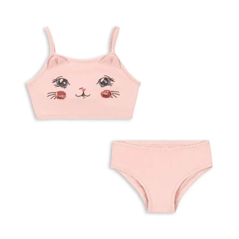 Nouveau Maillot de Bain Bébé Fille 2026 KS SS, Ensemble Bikini Konges Slojd Imprimé à Volants, Maill