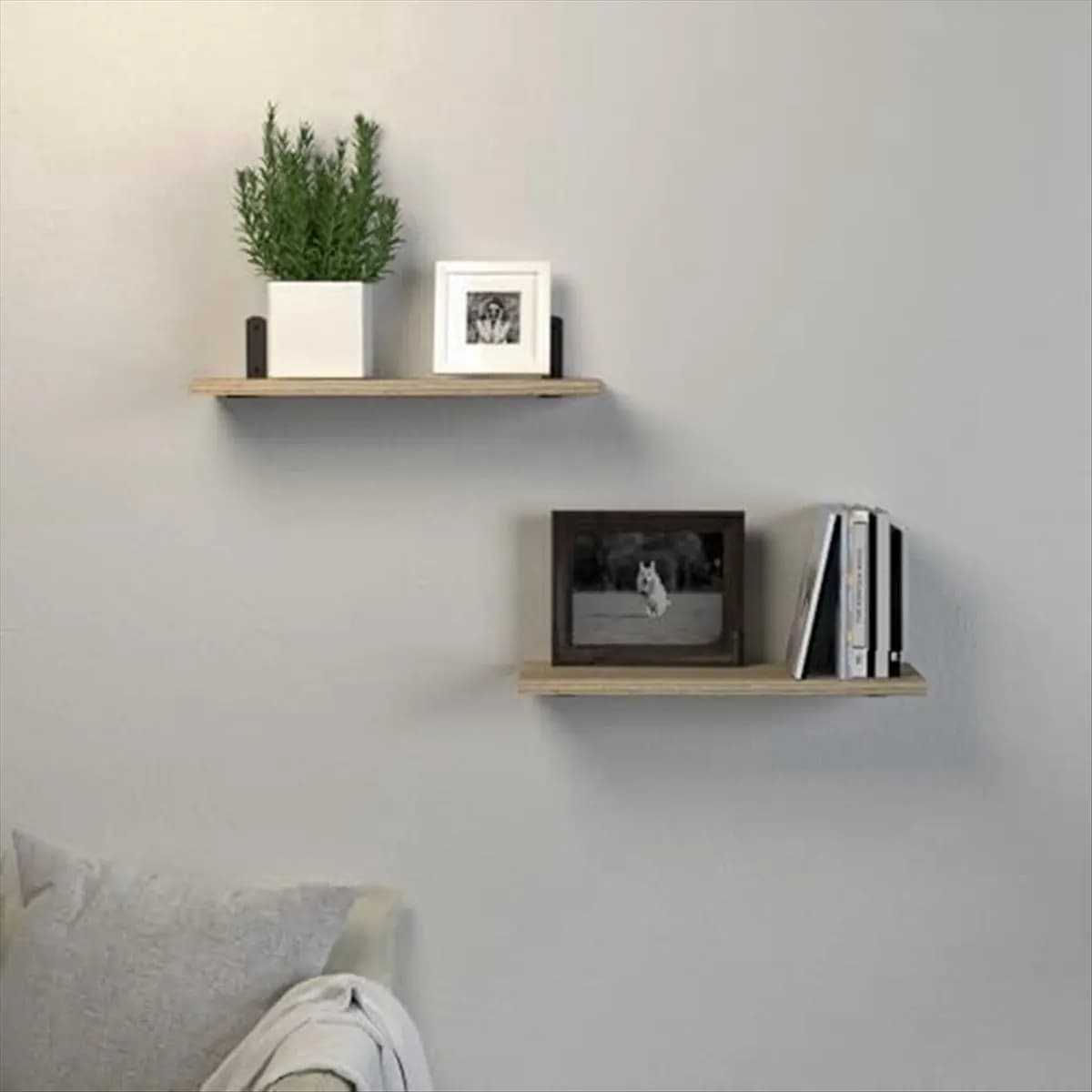[CLOS] Étagères flottantes, étagères flottantes en bois pour décoration murale, étagère de salle de 