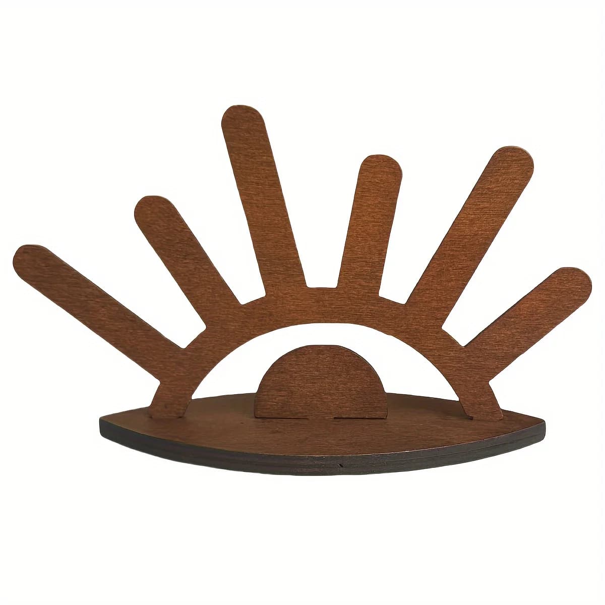 Tour de rangement à bijoux en bois rustique, présentoir de comptoir pour bagues et bracelets, décora