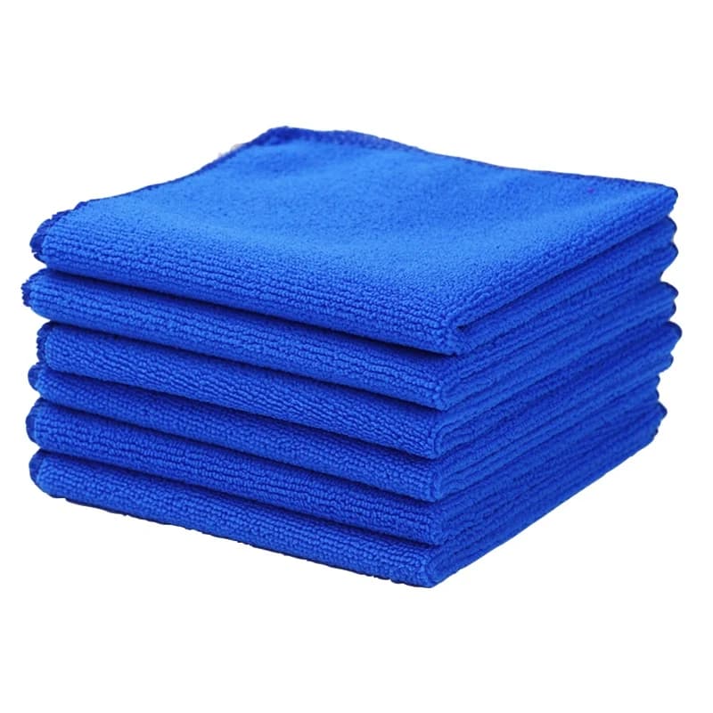 Chiffons de nettoyage multi-surfaces en microfibre, 5 pièces, serviettes de chiffons Premium 30x30cm
