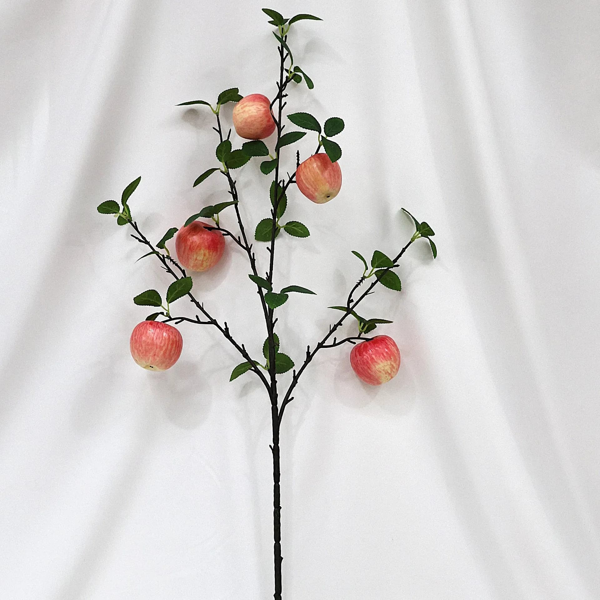 Simulation de fruits et de pommes, mini grande branche unique, plante verte, bonsaï de salon, orneme