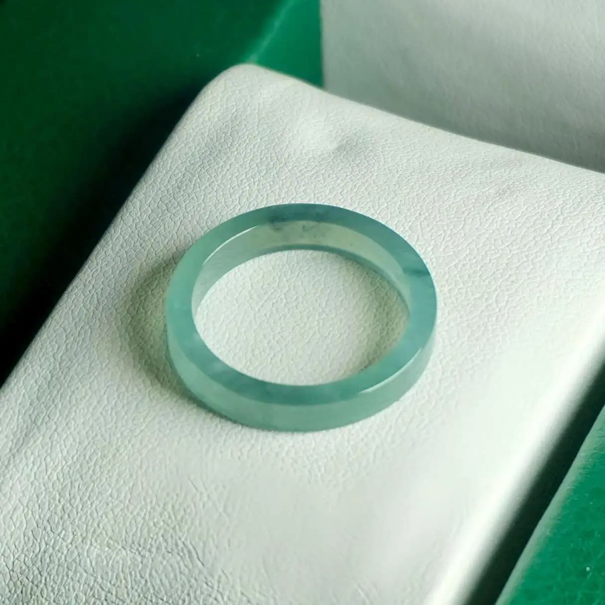 Bague en jade naturel de Birmanie, bijoux en jadéite certifiée du Myanmar, cadeau élégant pour homme