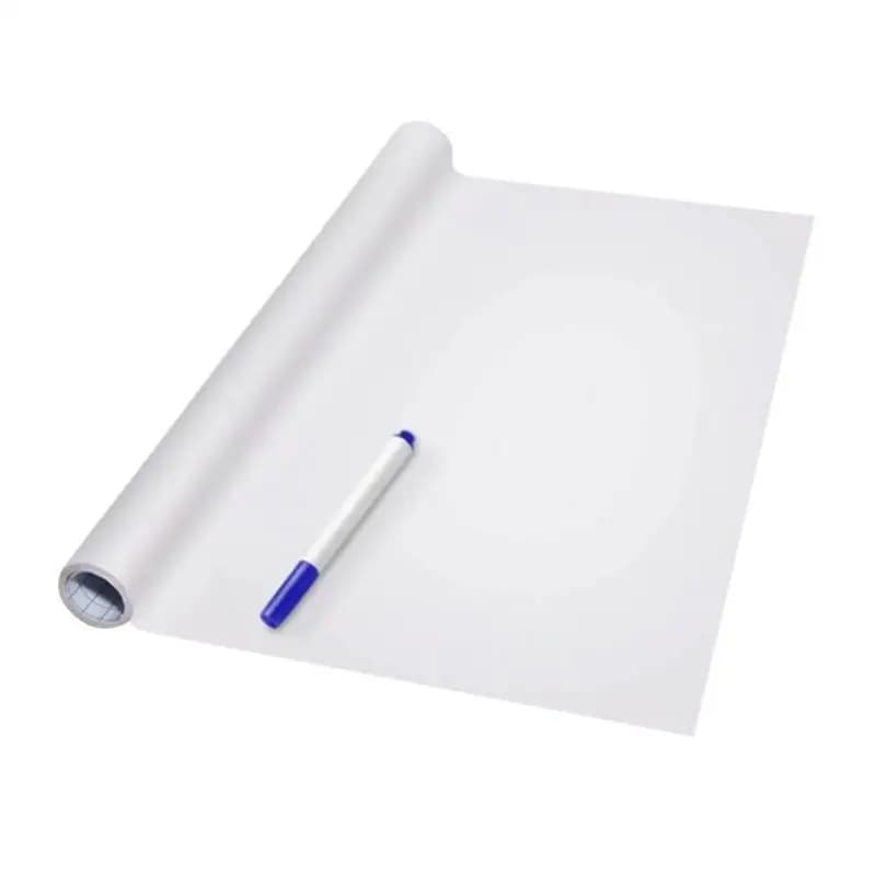Papier peint autocollant imperméable pour tableau blanc, rappel des messages, tableau noir avec styl