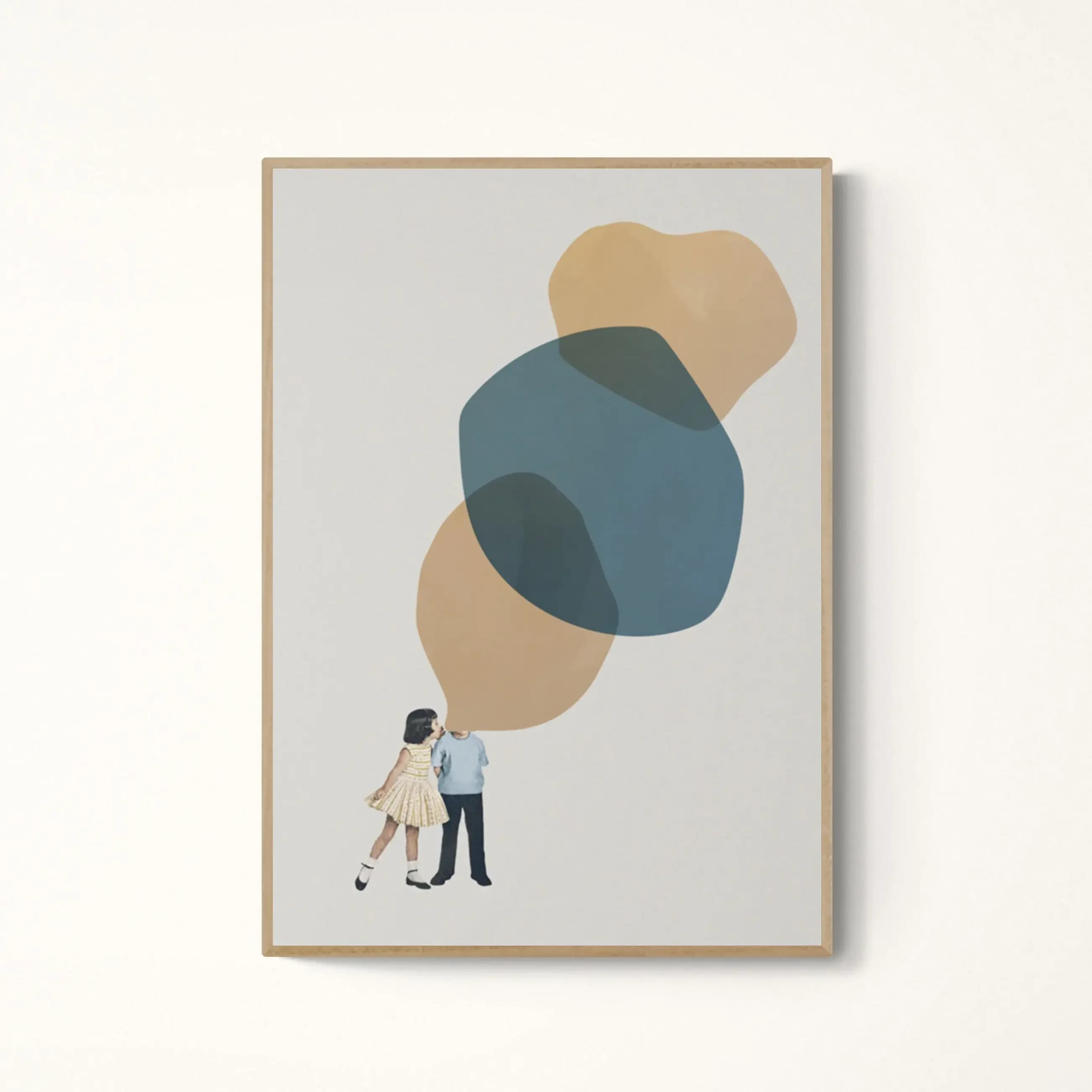 Affiche de philosophie de personnes modernes abstraites, peinture sur toile de qualité imprimée, tab