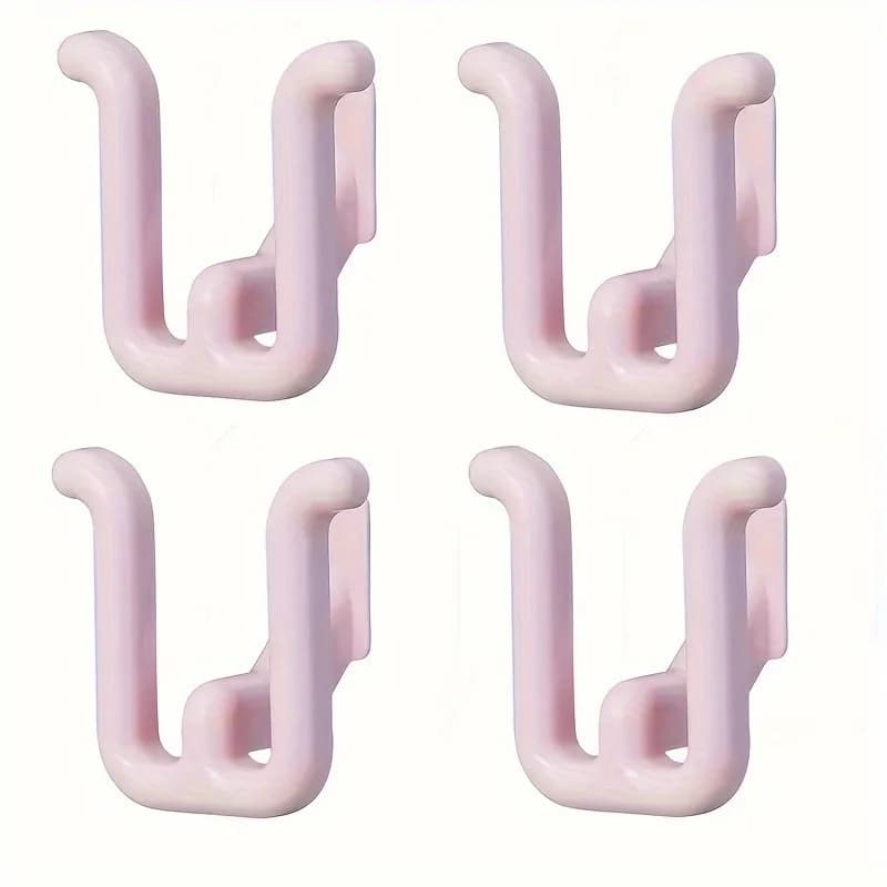 Crochets à ventouse pour salle de bain, accessoires pour la maison, 4 pièces