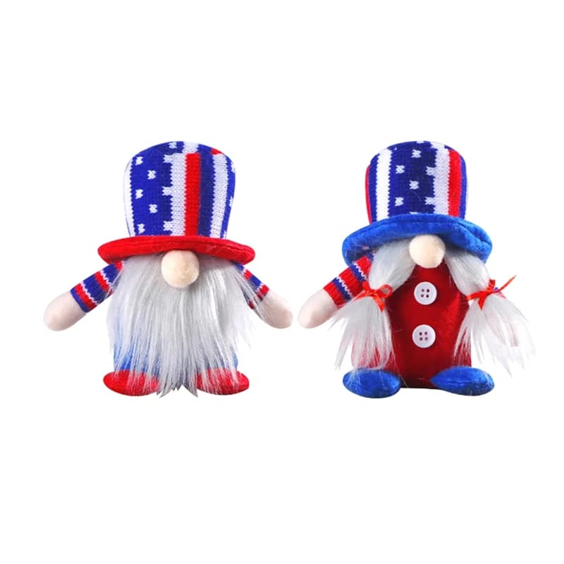 ABKJ-décor Gnomes du 4 juillet-cadeau de décor patriotique rouge blanc et bleu-centres de table du j