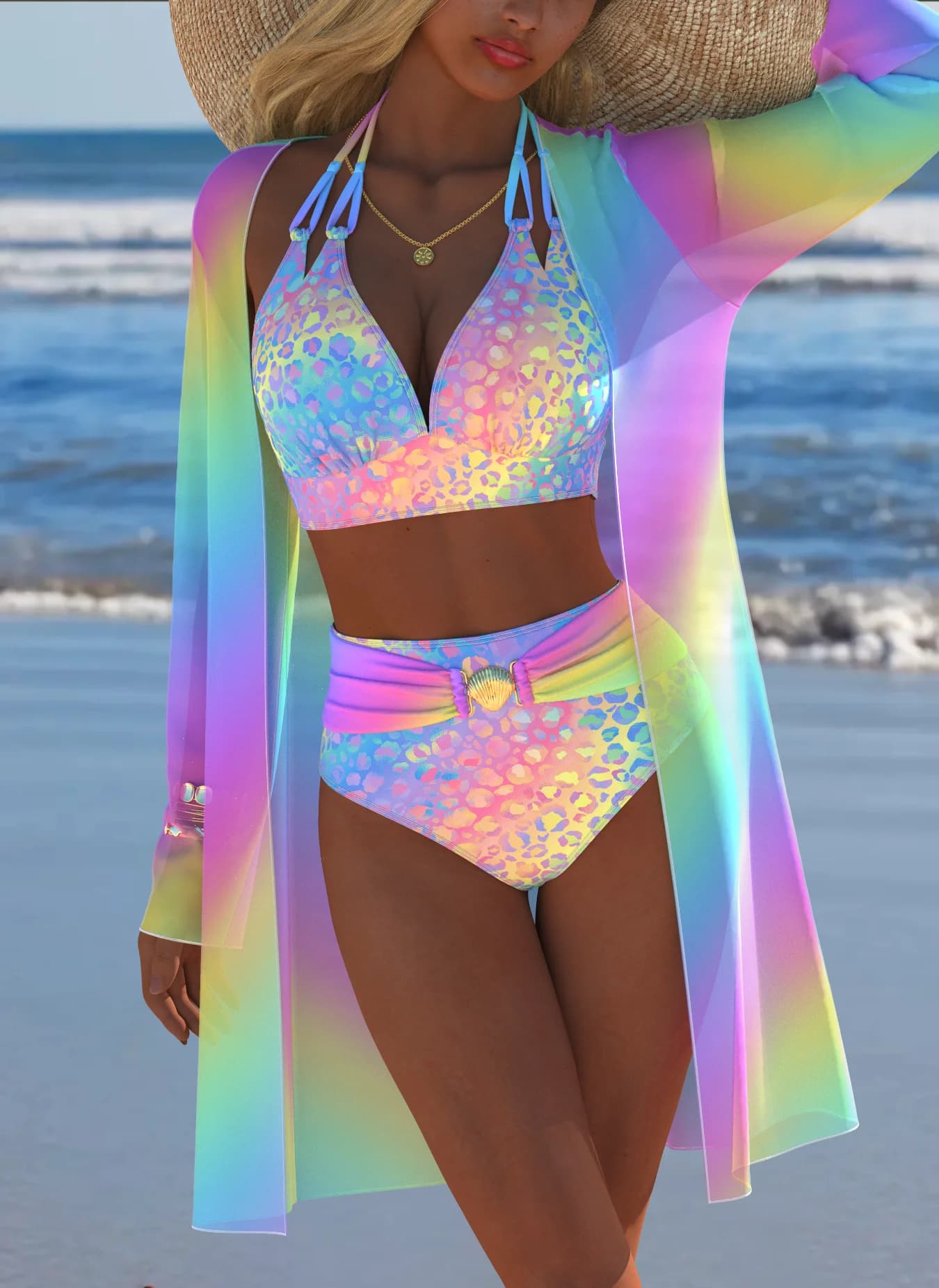Nouvelle collection de maillots de bain pour femmes, tenues de plage, vêtements de bain, robes de ba