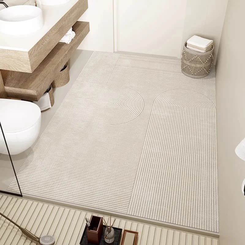 Tapis De salle De bain absorbant et antidérapant, grande taille, décoration De toilettes, tapis De p