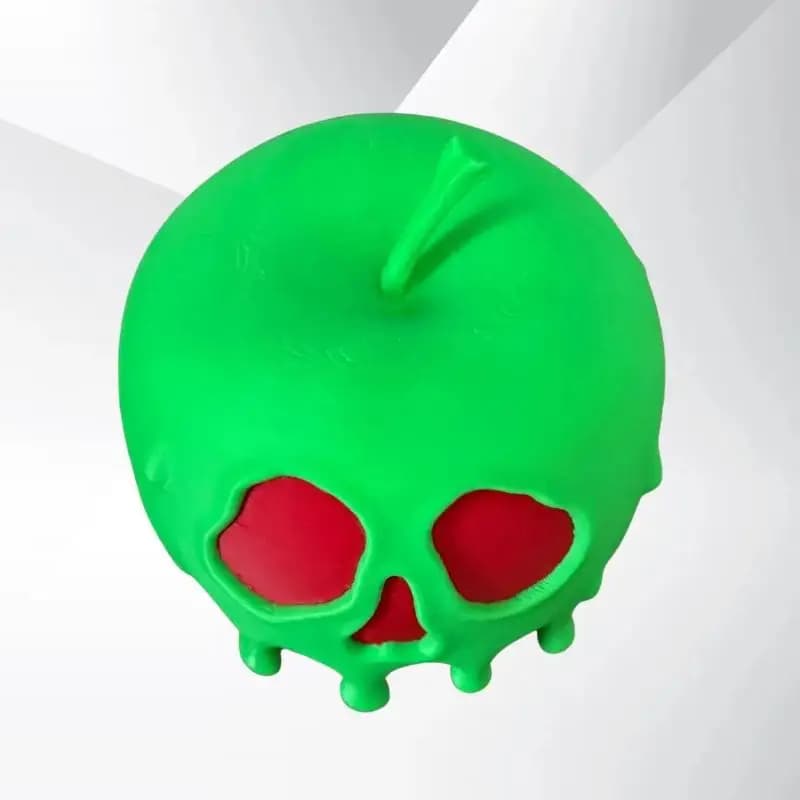 Ornements de bureau pomme imprimés en 3D pour Halloween, décor de vacances effrayant, décoration mon