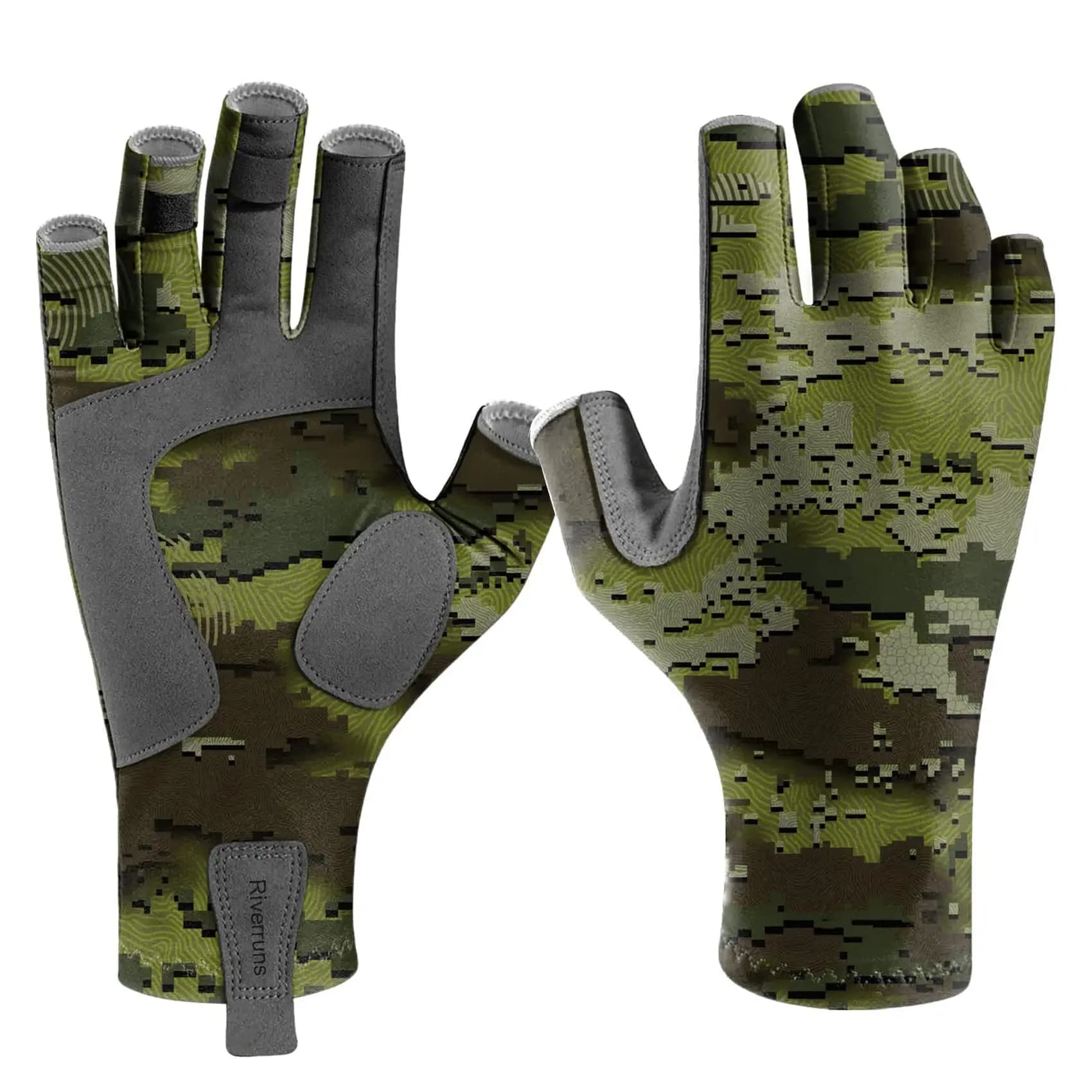 Gants de pêche sans doigts conçus pour hommes et femmes, pour la pêche, la navigation de plaisance, 