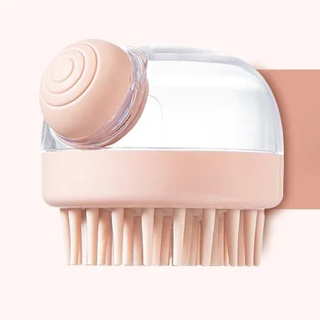 Brosse de massage en silicone pour le cuir chevelu, peigne de lavage des cheveux, shampoing, bain, s