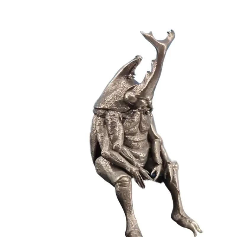 Tableau de bord de voiture, décoration de bureau et de maison, Sculpture de coccinelle réaliste en l