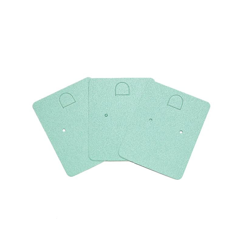 Cartes d'affichage de boucles d'oreilles, support en carton, porte-bijoux, emballage évalué pour les