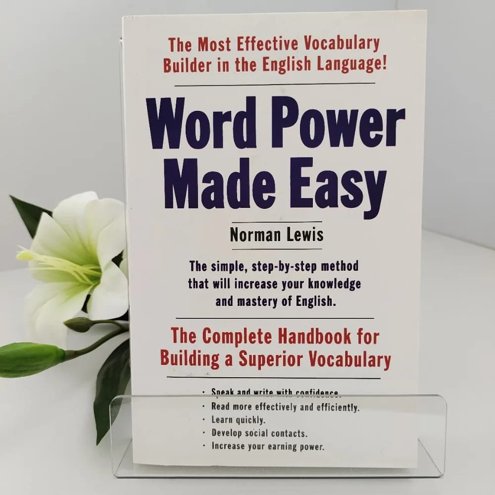 Word Power Made Easy By Norman Lewis Constructeur de vocabulaire Apprendre les racines et les préfix