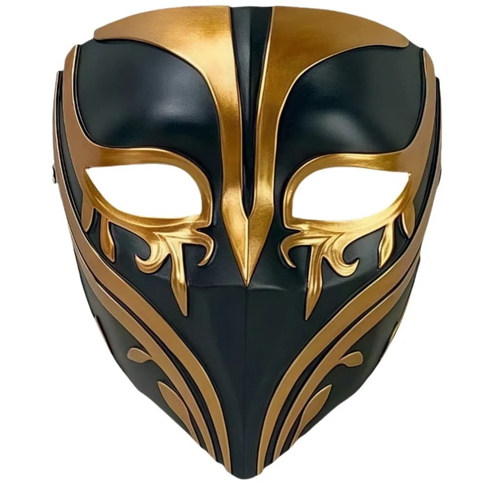 Masque de noël pour Halloween, visage complet, décoration de Bar, ornement en résine, accessoires de