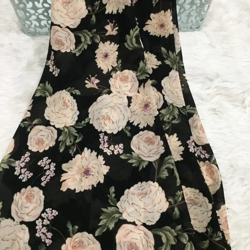 Tissu en mousseline imprimé floral au mètre pour vêtements, robes, chemises, écharpes, décoration, c